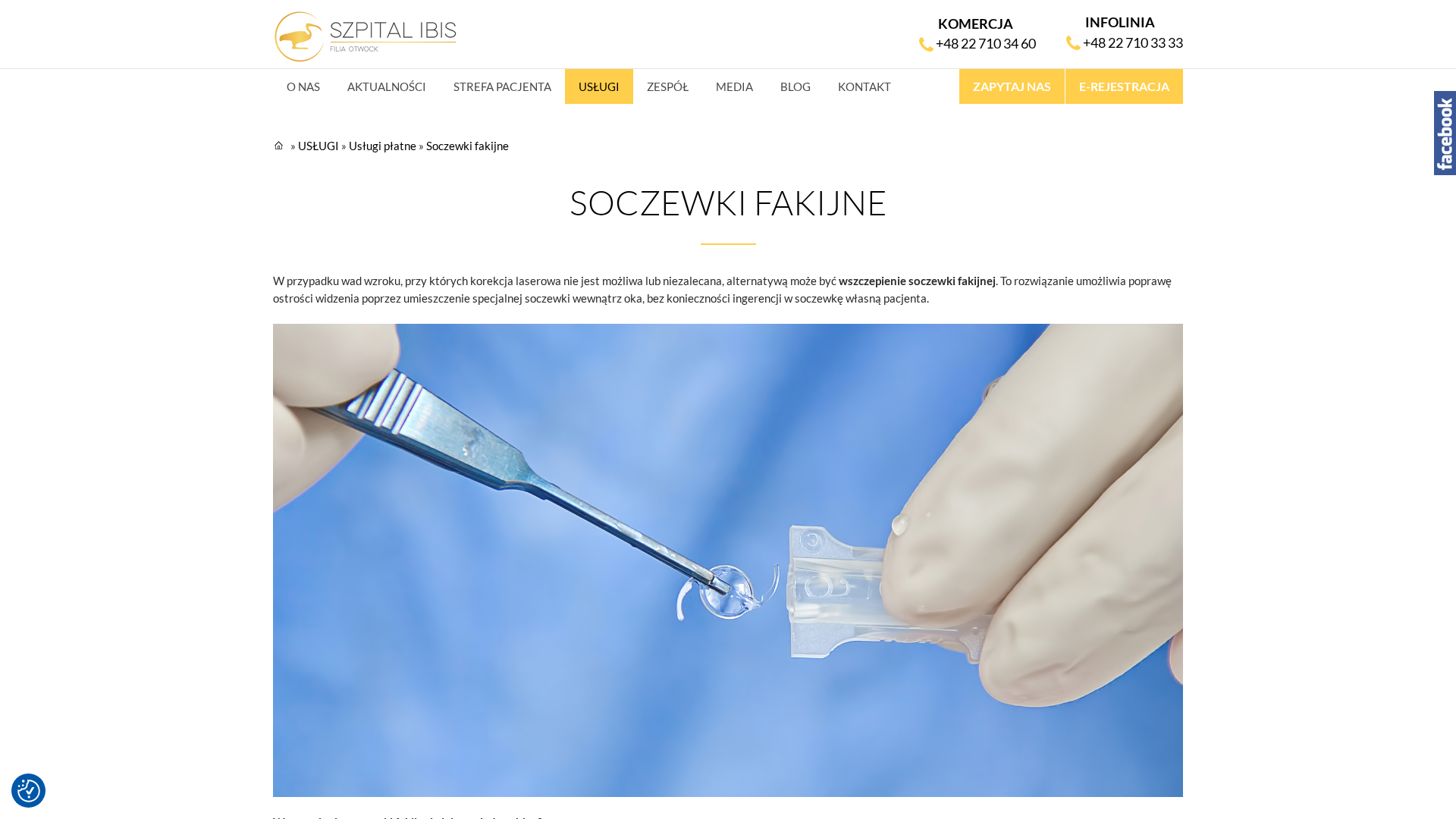 Jak wygląda kwalifikacja do zabiegu wszczepienia sztucznej soczewki fakijnej?