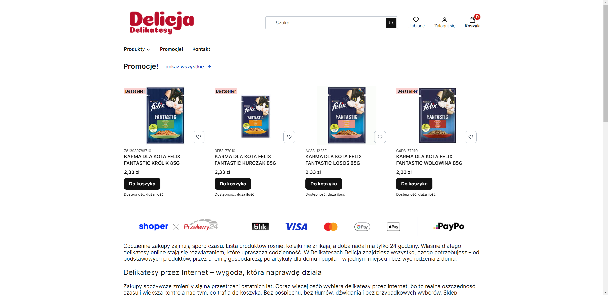 Ile naprawdę kosztują zakupy w delikatesach online?
