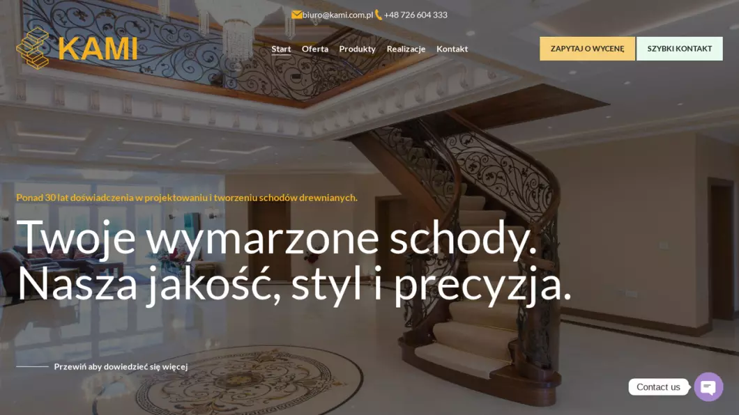 KAMI - producent schodów drewnianych